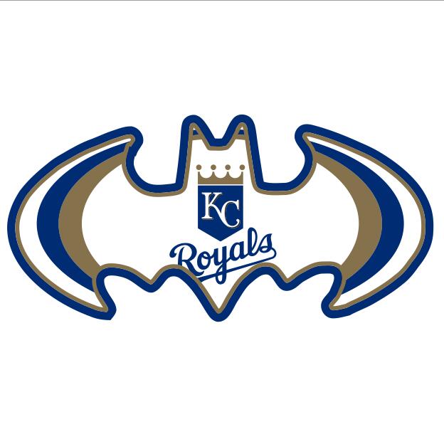 Kansas City Royals Batman Logo iron on transfers
